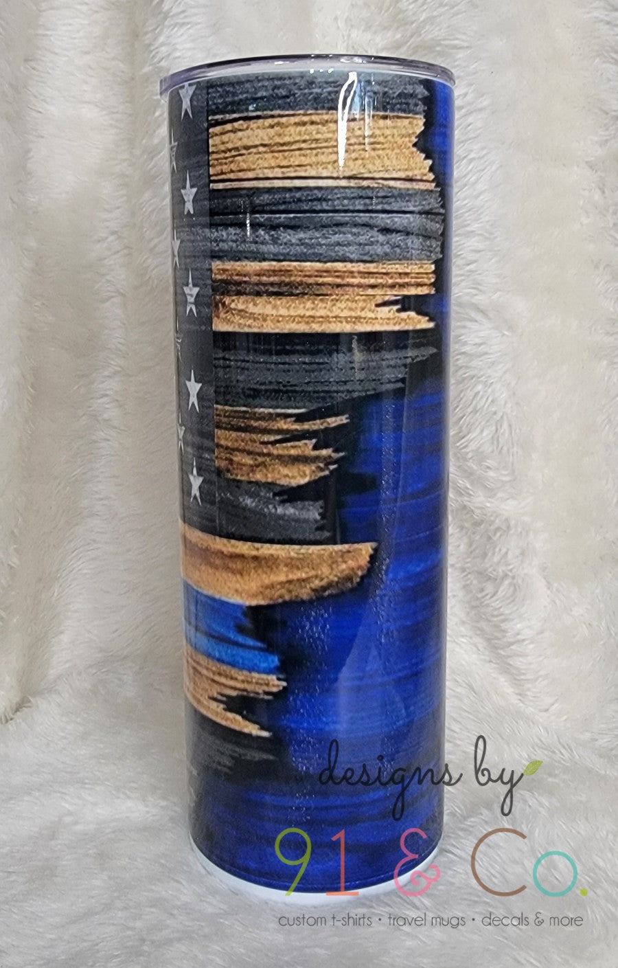 Tgin Blue Line Inspired Tumbler